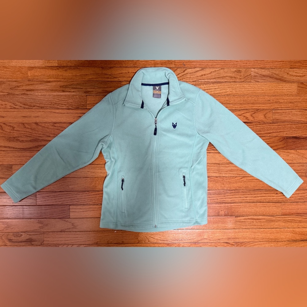 Mint Green Fleece Jacket, size Small